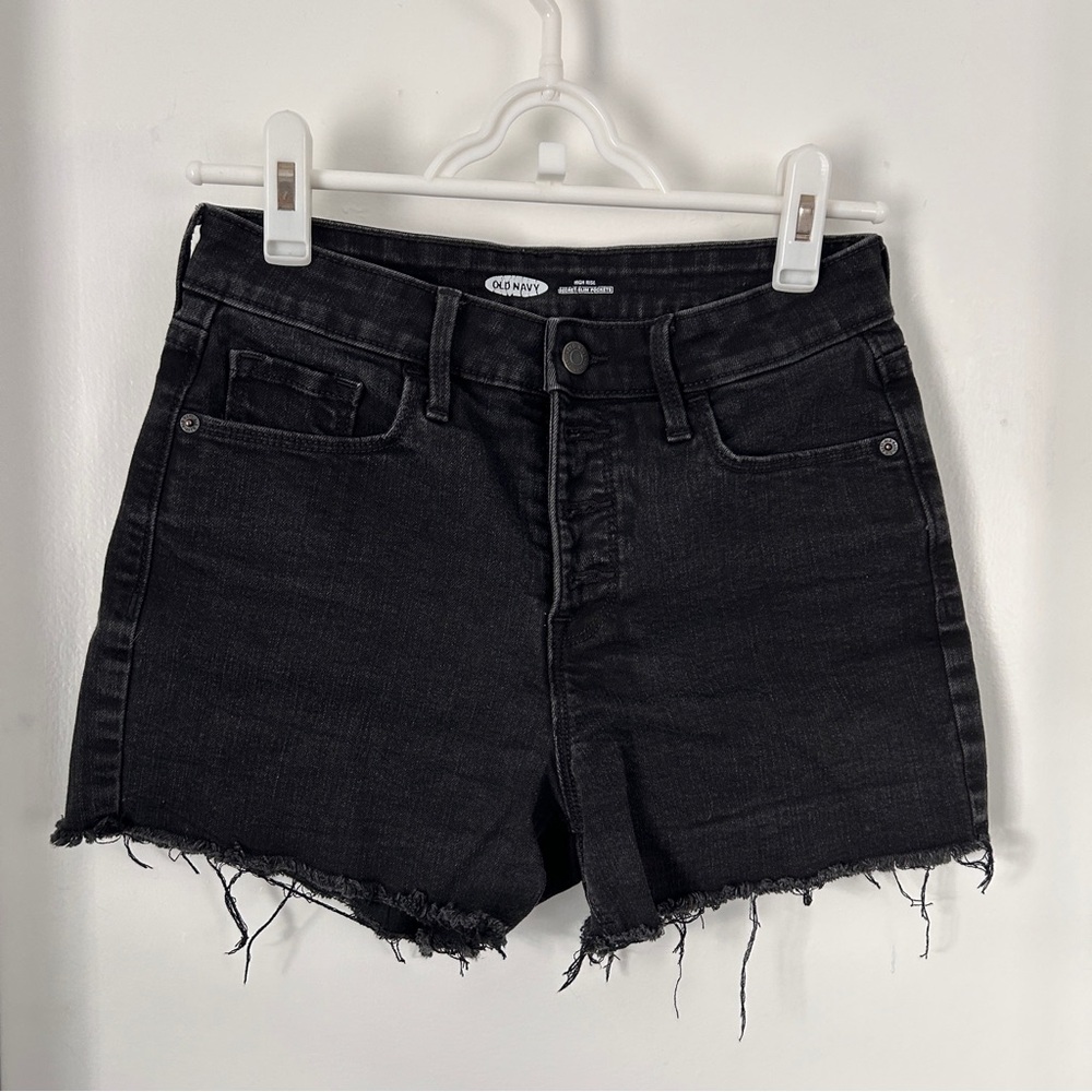 Old Navy Women's Black Denim Jean Shorts